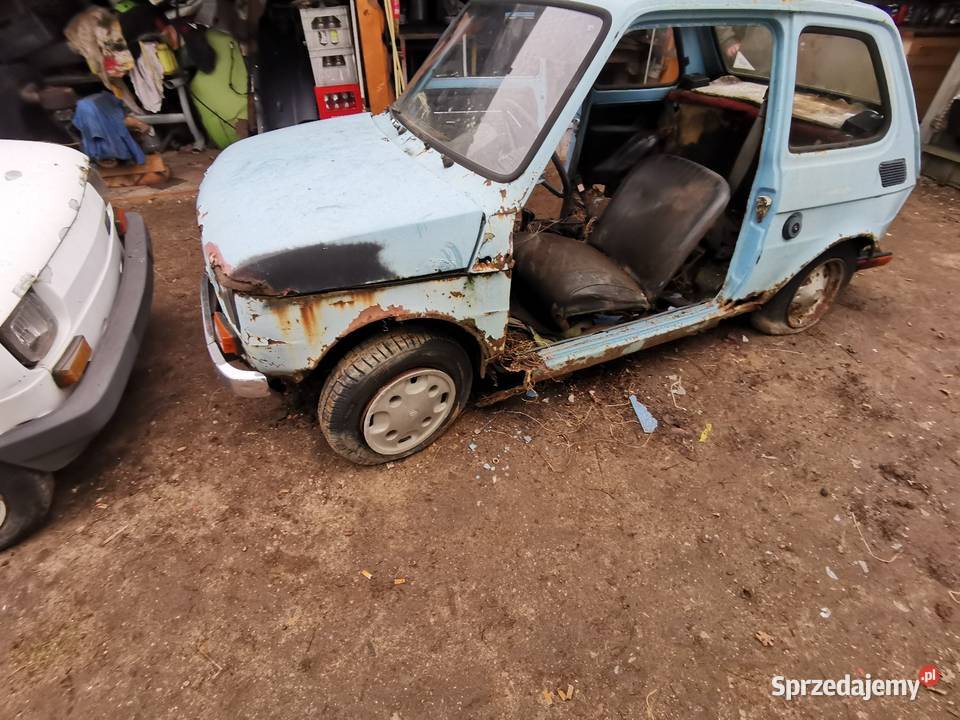 Fiat 126 na części możliwa zamiana warmińsko-mazurskie Rudka
