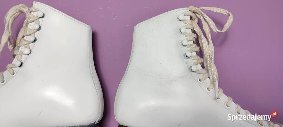 Skórzane łyżwy WIFA figurowe rozmiar 38 wkładka Jasień