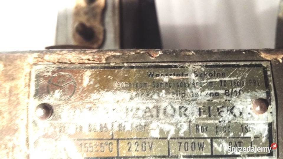 69 Wulkanizator elektryczny ANTYK Elbląg sprzedam