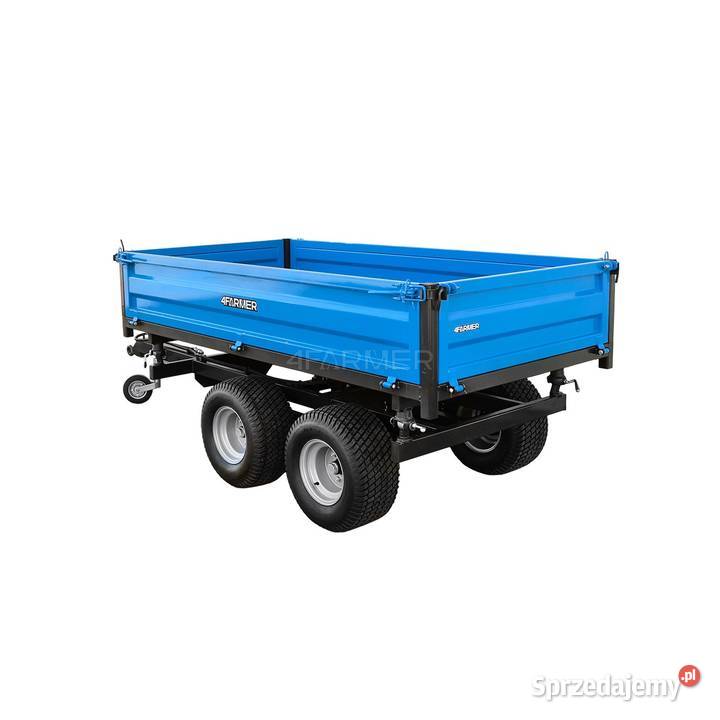 Przyczepa rolnicza dwuosiowa 25T z kiprem Tajęcina