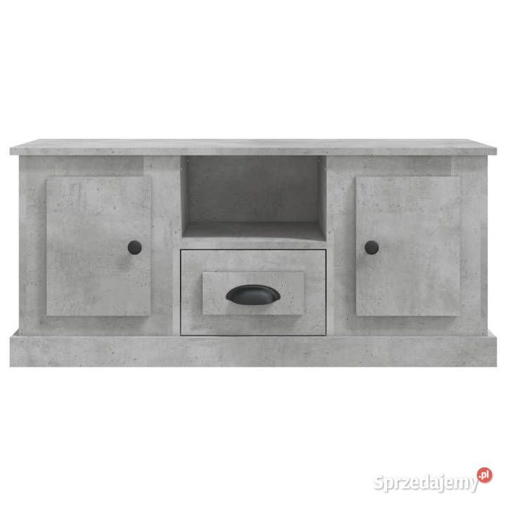 Szafka pod TV szarość betonu 100x355x45 WM816460 RTV