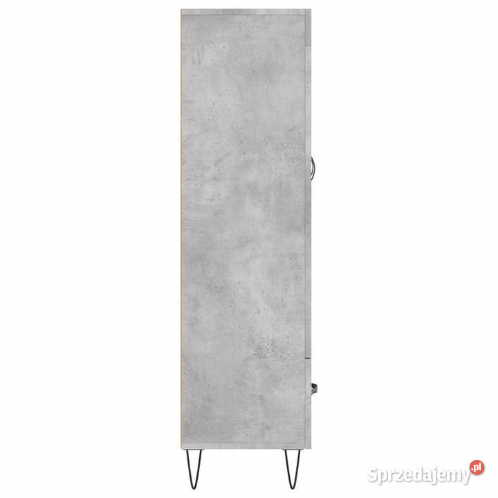 Wysoka szafka szarość betonu 695x31x115 WM828296 sprzedam