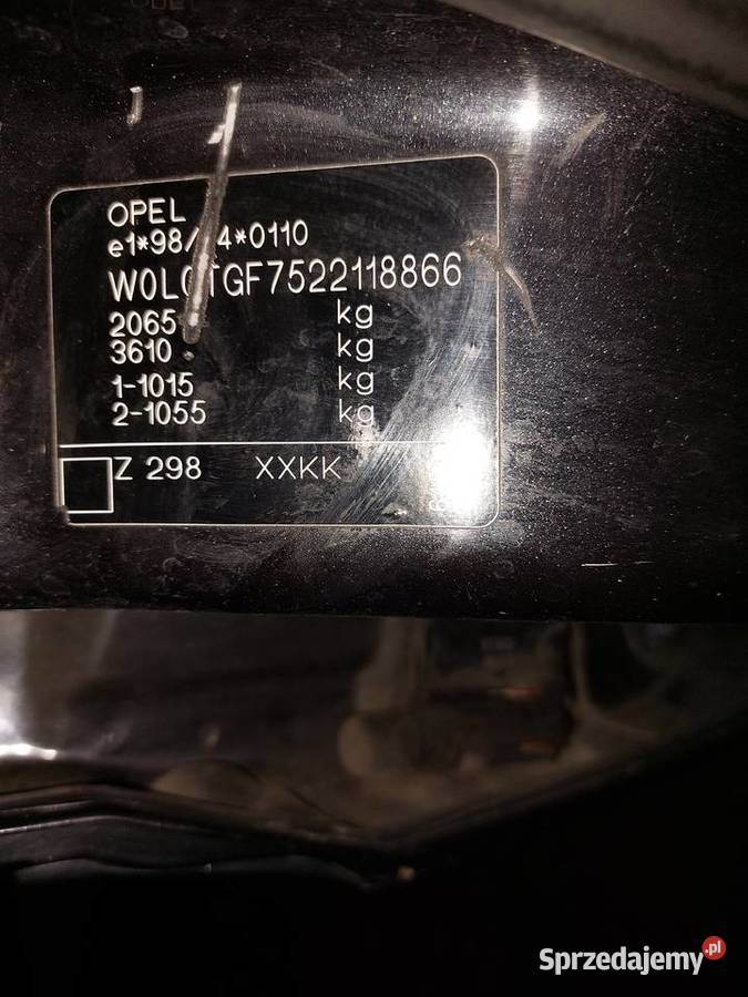 Zafira OPC Z298 Starachowice sprzedam