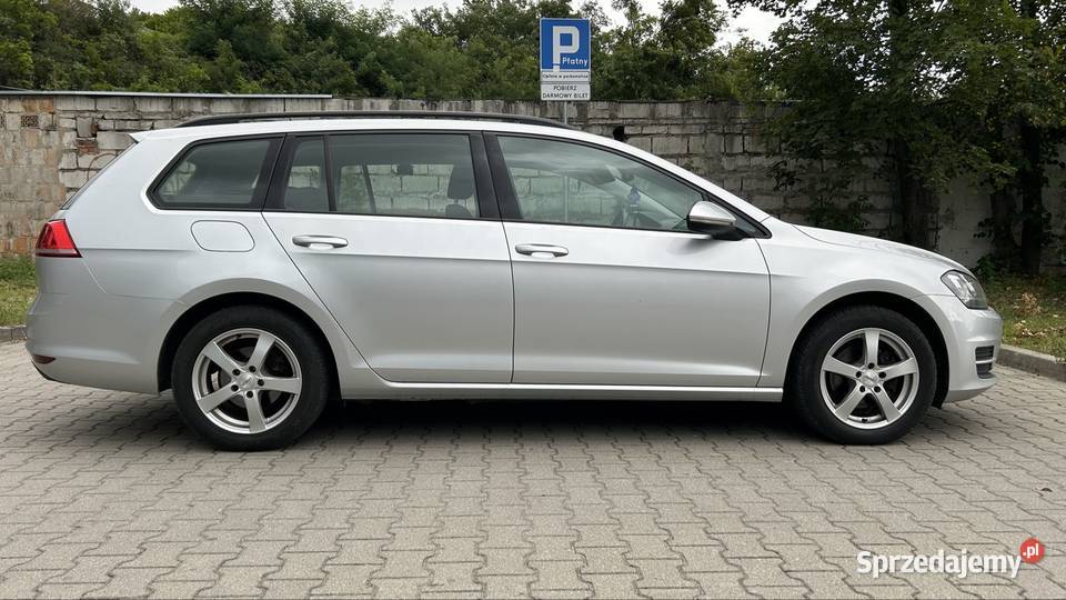 VOLKSWAGEN GOLF VII 2016r SALON POLSKA srebrny Grudziądz sprzedam