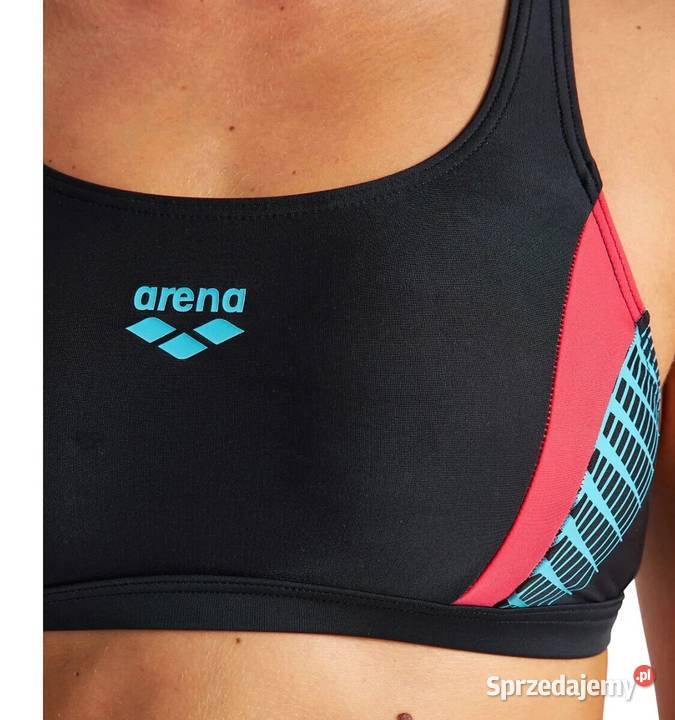 40 Arena Strój kąpielowy dwuczęściowy czarny śląskie