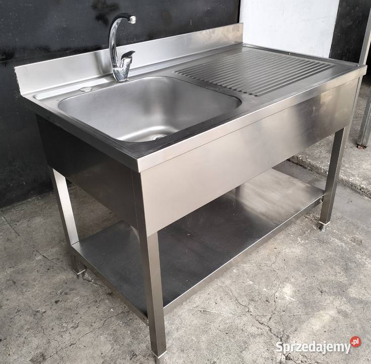 Zlew 1komorowy gastronomiczny 120x70x85 wielkopolskie