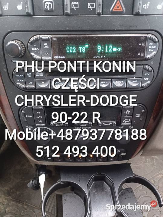 ZMIENIARKA CD CHRYSLER GRAND VOYAGERDODGE Rok produkcji 2006 Kawnice