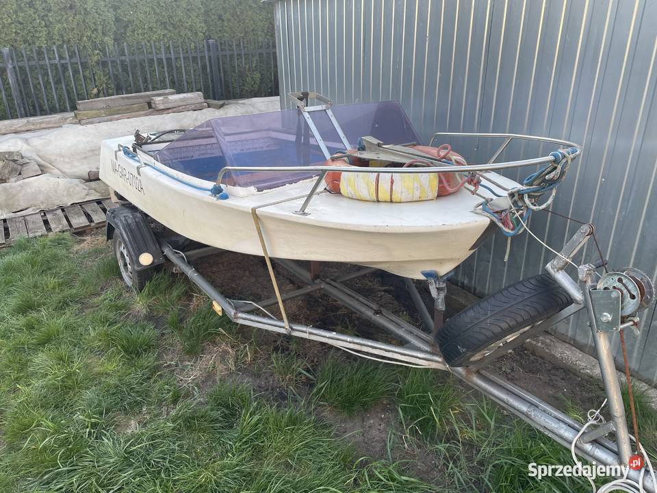 Łódź Wędkarska Przyczepa podłodziowaSilnik mazowieckie Garwolin