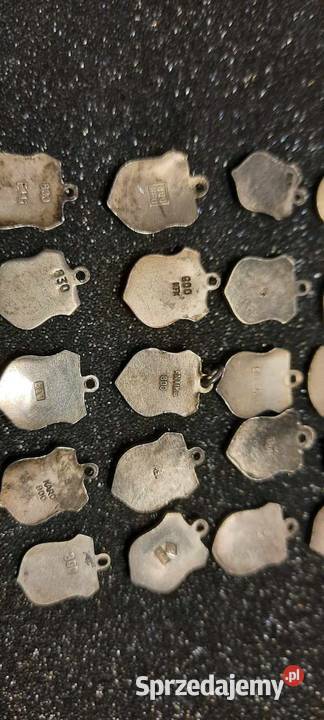 NIEMCY LANDY SREBRNE HERBY zestaw 30 K70 Pozostałe Warszawa sprzedam