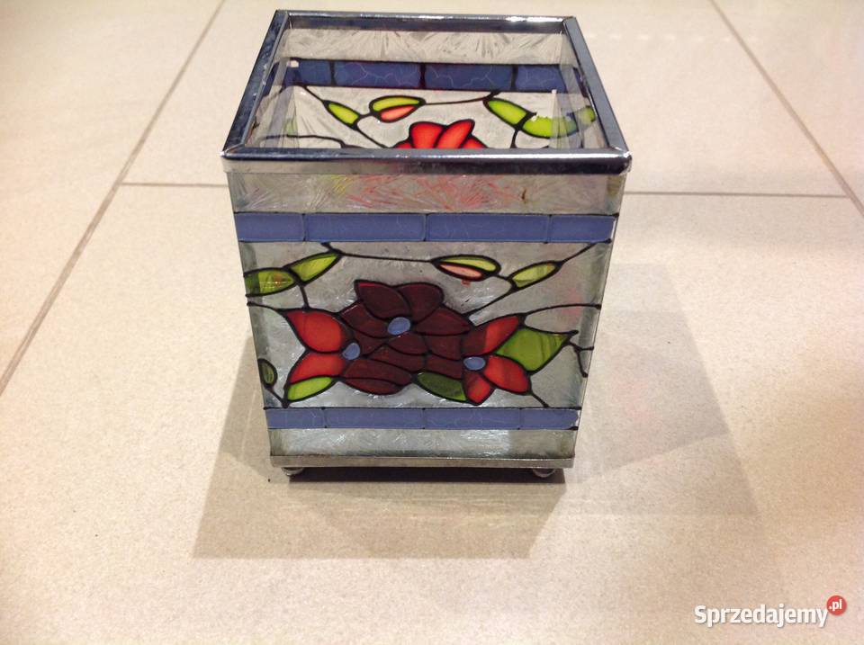 Świecznik Witrażowy Vintage lubuskie Nowa Sól