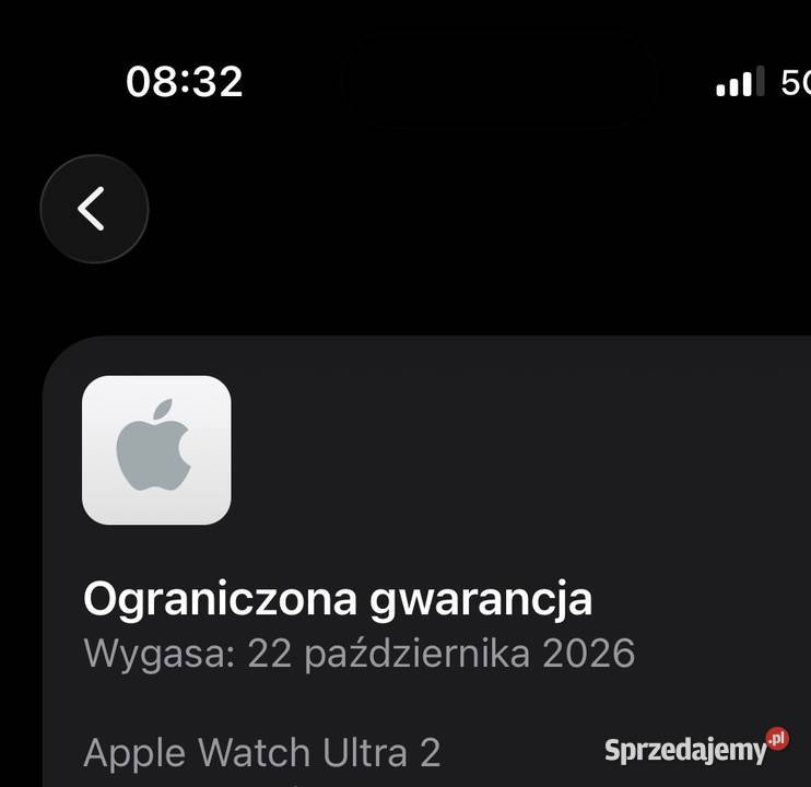 Apple Watch Ultra 2 na gwarancji