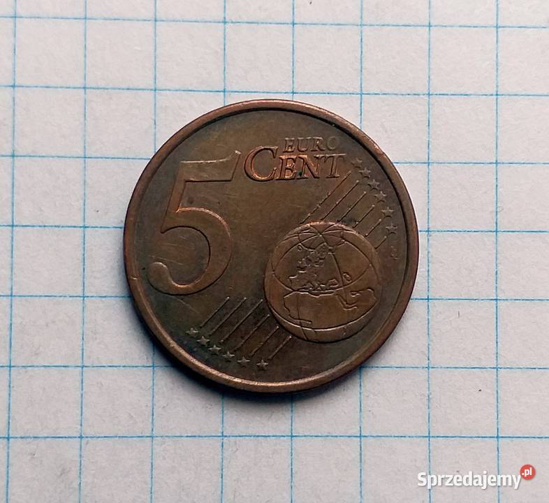 5 CENTÓW 5 EURO CENT 2002 J NIEMCY