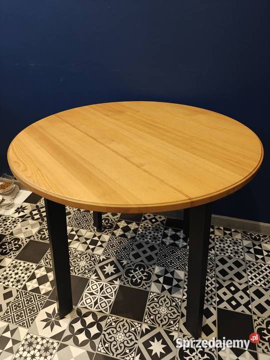 Stół okrągły IKEA GAMLARED 2 krzesła STEFAN 85cm Legionowo sprzedam