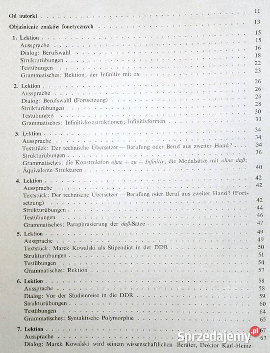 Deutsch Konversationsubungen fur polnische Rok wydania 1976 Chełm
