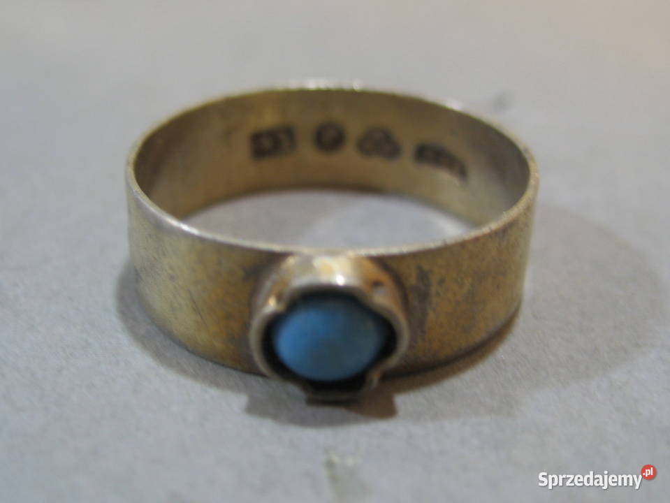 Stary Srebrny Pierscionek 1989 r Warszawa sprzedam