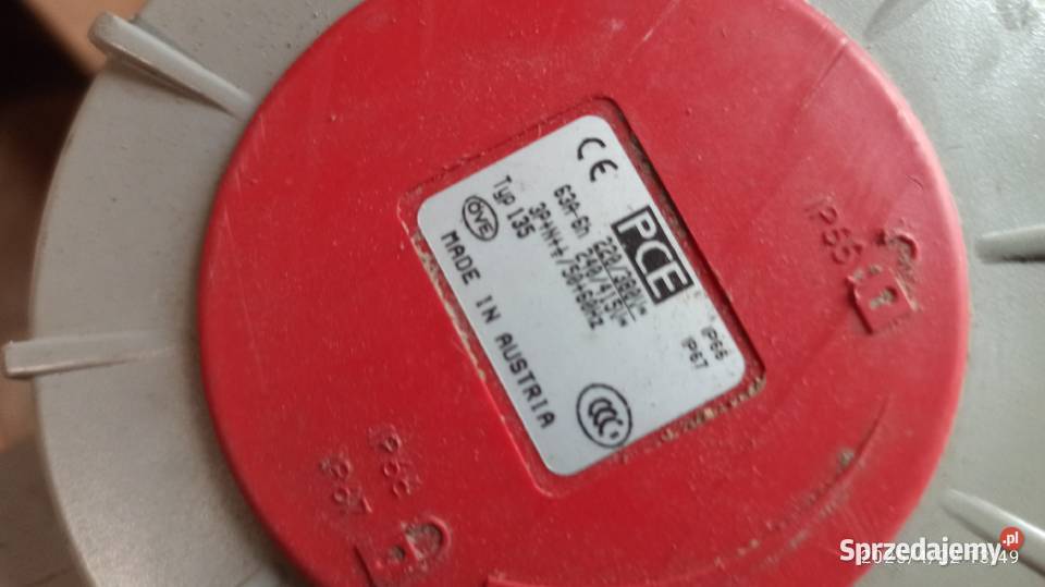 gniazdo wtykowe z wtyczka 5 bolcowe siła 400 Produkcja lubuskie Kłodawa