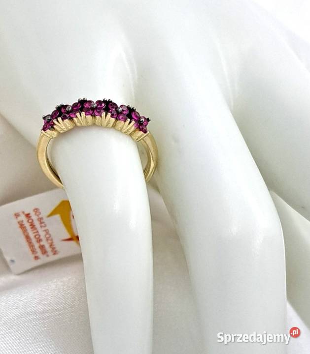 Pierścionek r11 Złoty pr333 Obrączkowy korona z wielkopolskie Poznań sprzedam