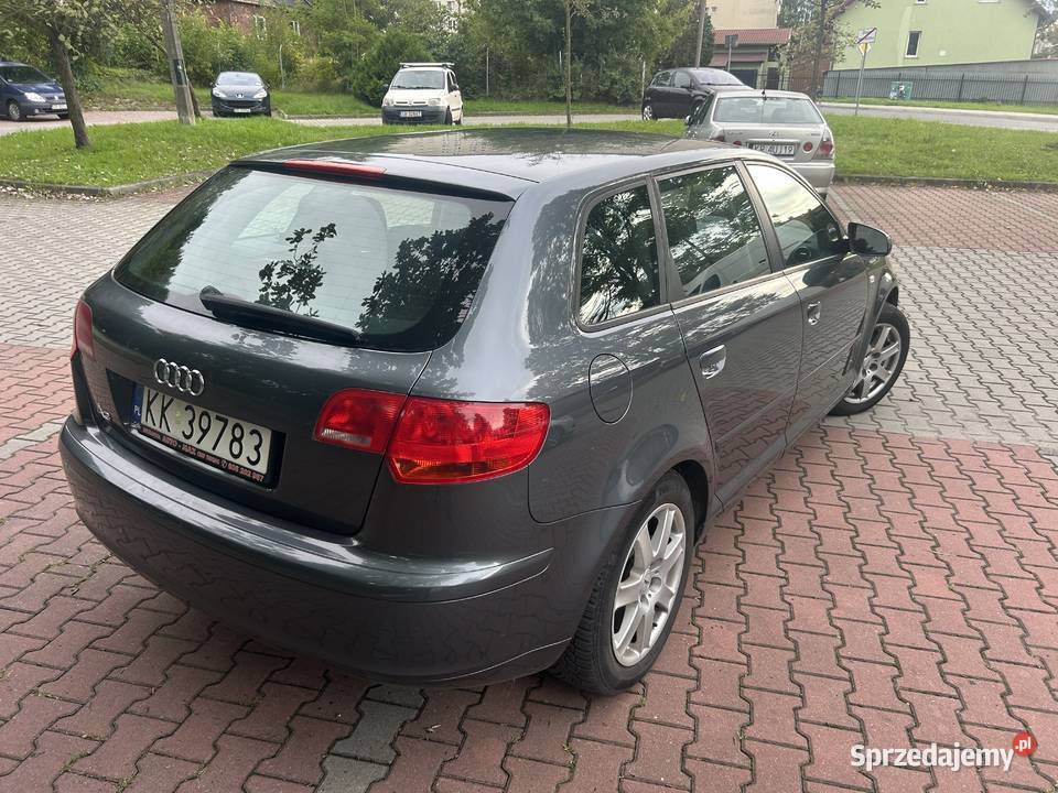 Audi A3 Sportback 16 Benzyna 2005r 5 drzwi Hak małopolskie Kraków