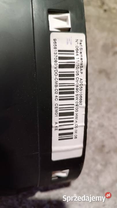 9658137080 Licznik zegary Peugeot 407 18 B małopolskie Wał-Ruda sprzedam