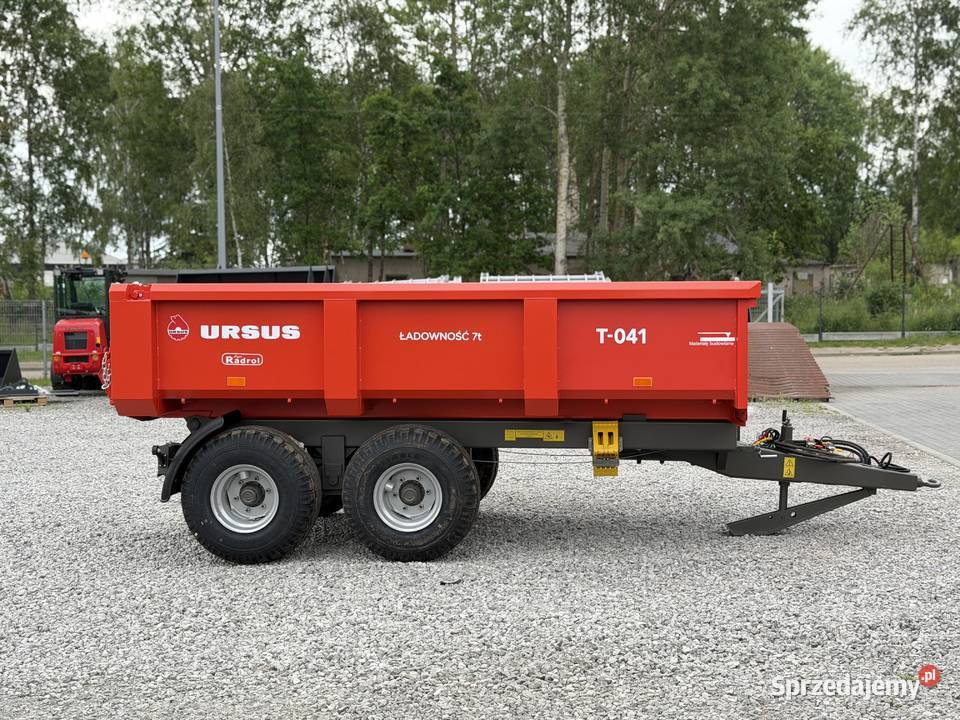 NOWA Przyczepa skorupowa URSUS T041 HARDOX 7T 8T Zambrów