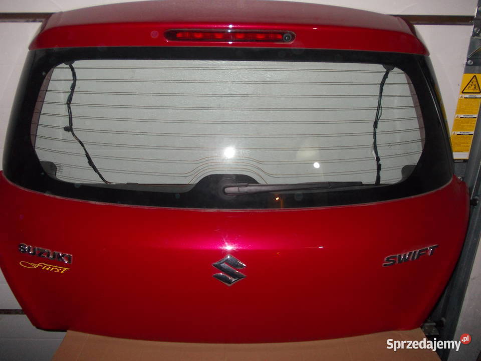Suzuki swift mk7 11 klapa tyl kolor zrf Kielce