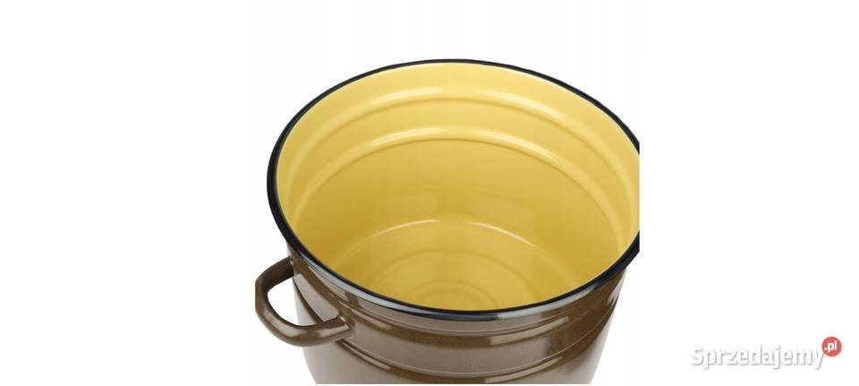 duży garnek emaliowany 20 litrów z pokrywką AGD drobne Zamość sprzedam