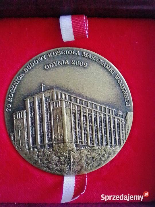 Medal pamiątkowy z podwójnej okazji pomorskie Gdynia