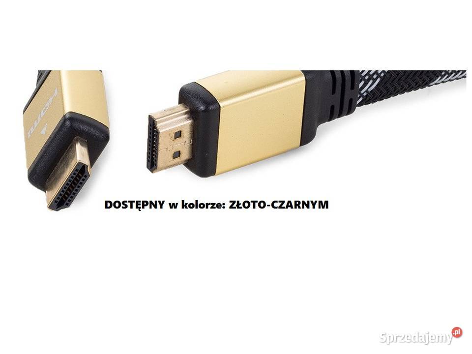 Płaski kabel HDMI 5 metrów płaski prosty 3D 4K sprzedam