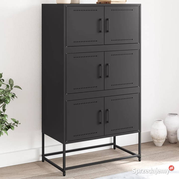 Szafka czarna 685x385x1235 stal WM846488 Warszawa