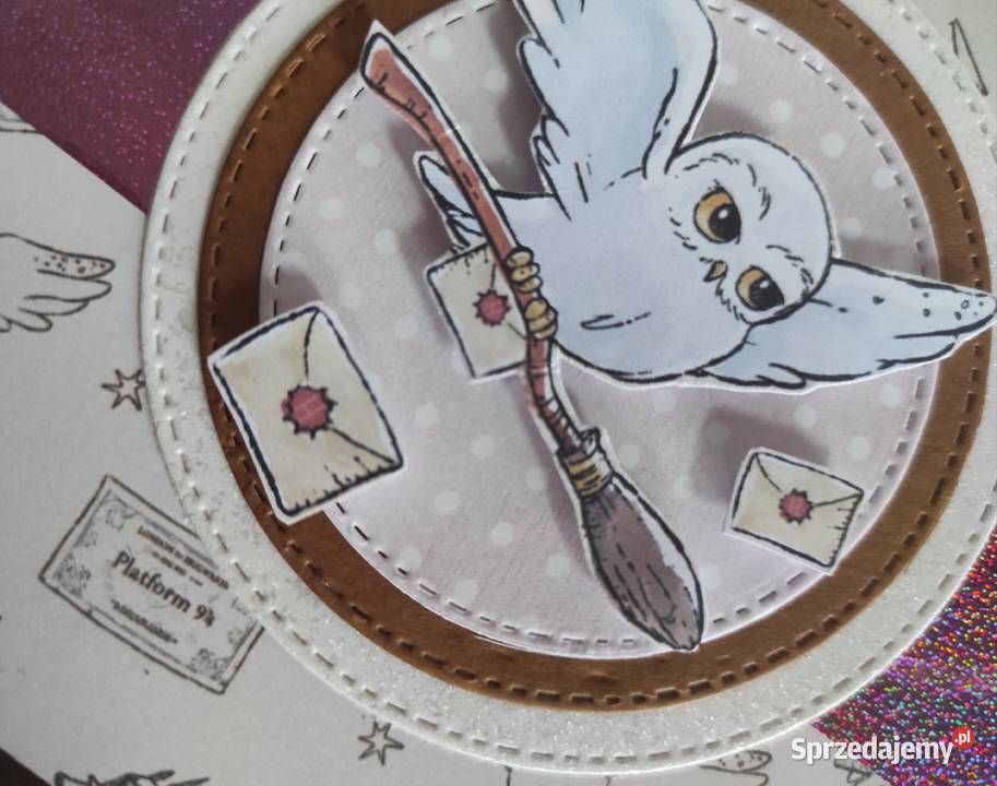 Kartka urodzinowa handmade Harry Potter