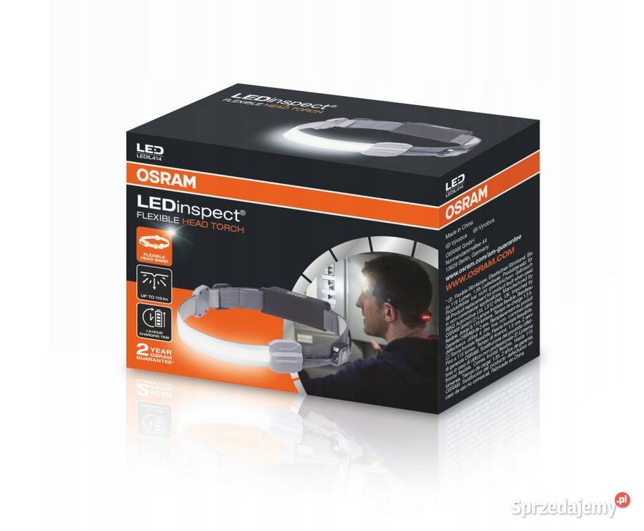 LAMPA WARSZTATOWA INSPEKCYJNA NA GŁOWĘ CZOŁOWA pomorskie Nowa Karczma