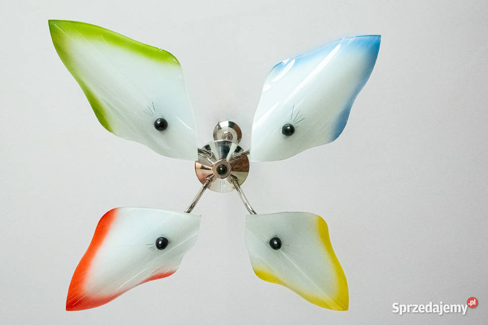 Żyrandol lata 60 Look PopArt MidCentury Vintage Lampy wiszące Dąbrowa Górnicza
