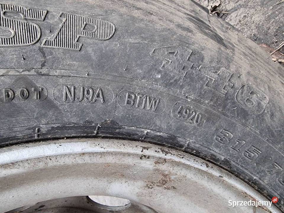 OPONA 225 NAPĘDOWA MAN TGX 18440 DUNLOP SP446 osobowe Lipno