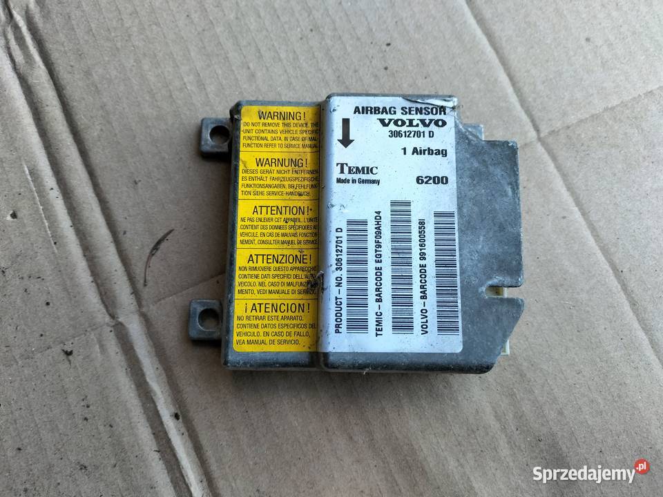 Volvo V40 S40 30612701D SENSOR MODUŁ KOMPUTER osobowe Kamień-Kolonia