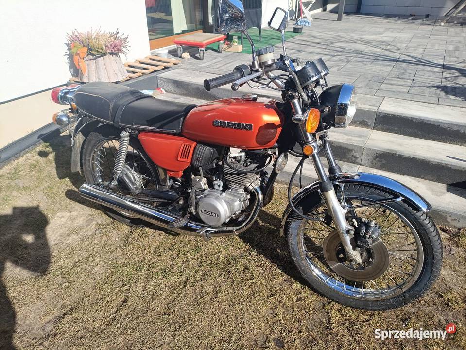 Suzuki GT 125 szwajcar na katB Janów Lubelski