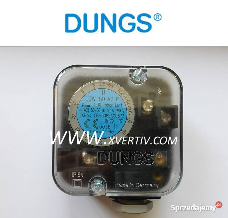 DUNGS Presostat powietrza LGW10 A2 CZUJNIK Kraków sprzedam
