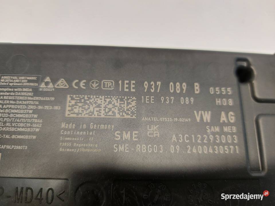 VW ID4 11A 2024r MODUŁ STEROWNIK KOMFORTU online