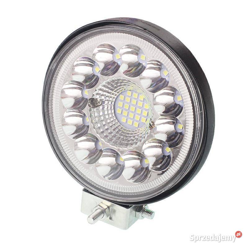 LAMPA ROBOCZA HALOGEN LED 33 LED OKRĄGŁA 12V80V