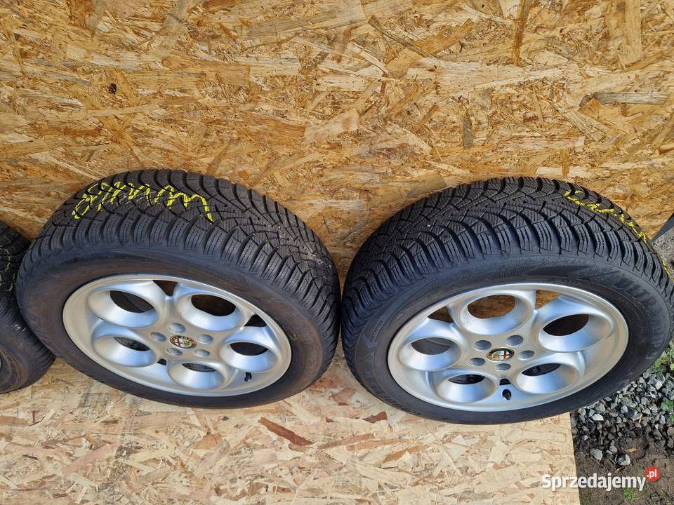 ALFA ROMEO FELGI ALUMINIOWE 16 OPONY 20555R16 Słowikowo