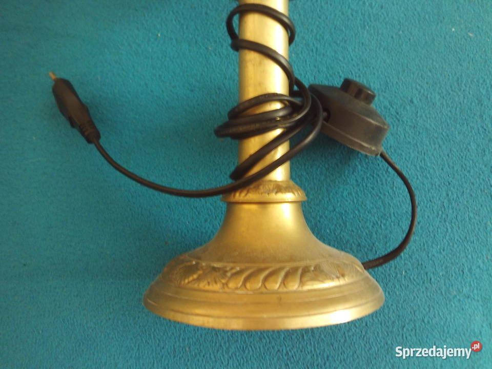 Duża mosiężna lampa cudeńko sprzedam