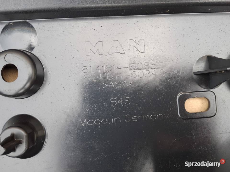 MAN TGX TG3 GRILL ATRAPA CHŁODNICY CHROM lubuskie Bieleń