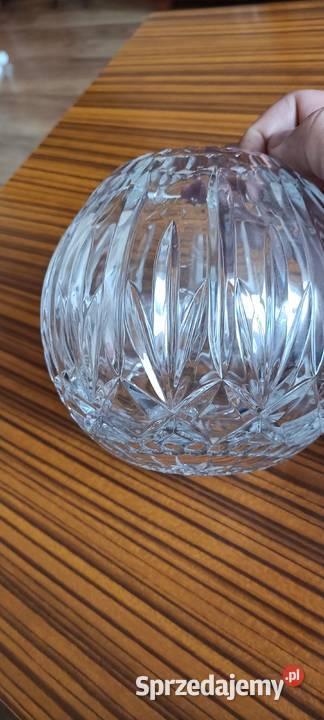 Kryształowy wazon kula kujawsko-pomorskie Złotniki Kujawskie