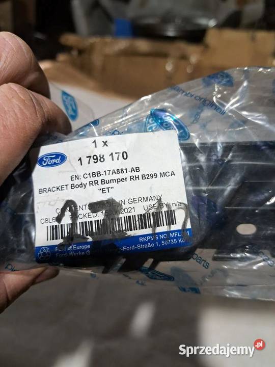 ślizg mocowanie zderzaka prawy tył Ford Fiesta dolnośląskie sprzedam