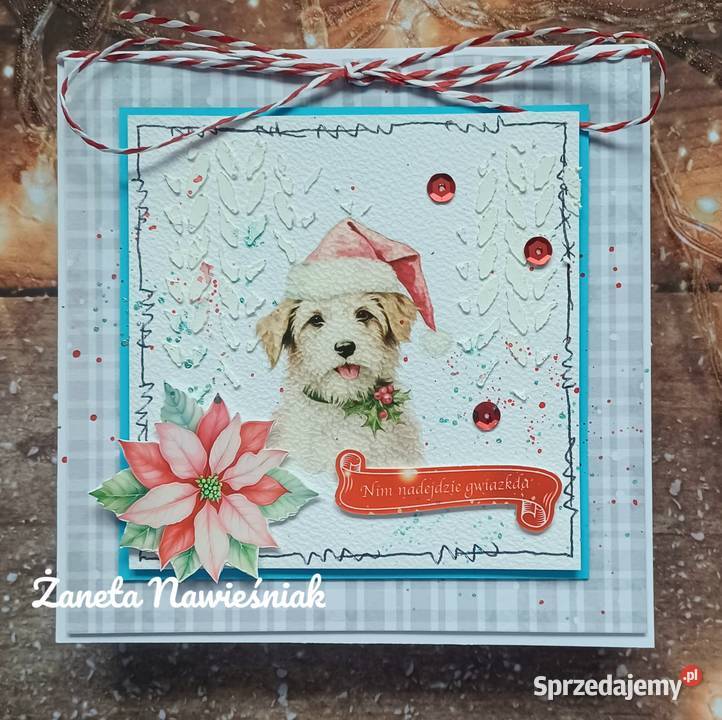 Kartki świąteczne różne wzory rękodzieło Mszana Dolna