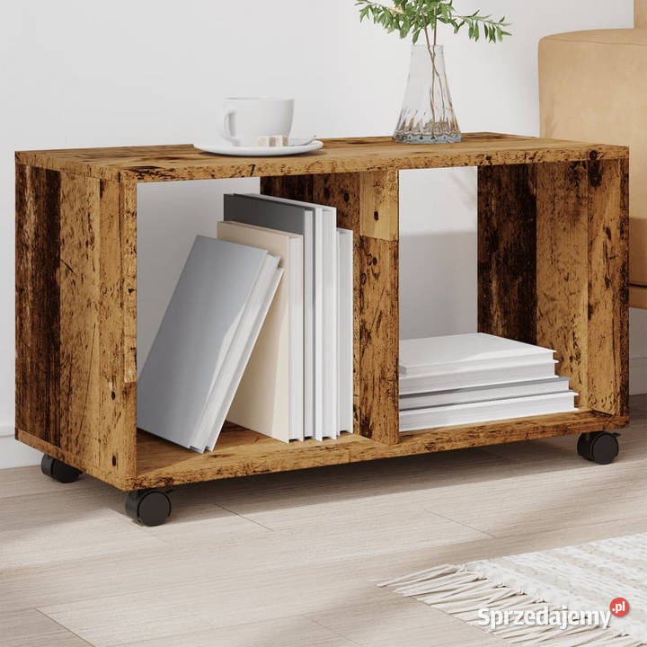 Szafka na kółkach stare drewno 72x33x425 mazowieckie Warszawa