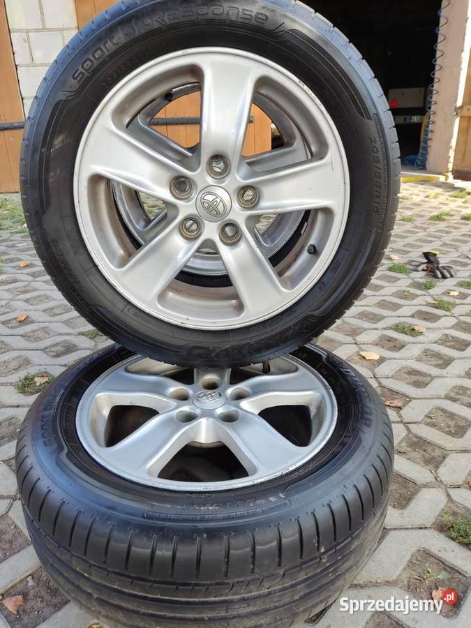 Komplet kół felgi aluminiowe z oponami letnimi