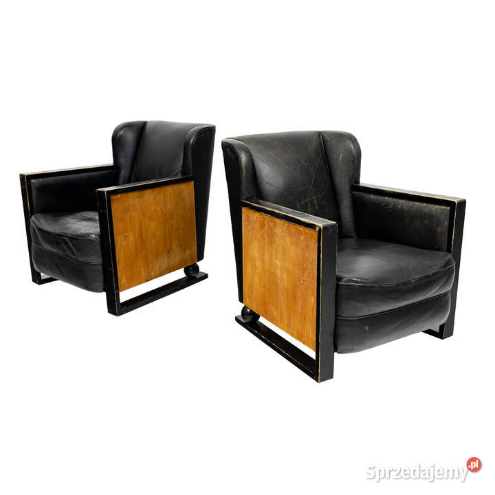 Fotele art deco para lata 30 dwa ke Wasastjerna Swarzędz