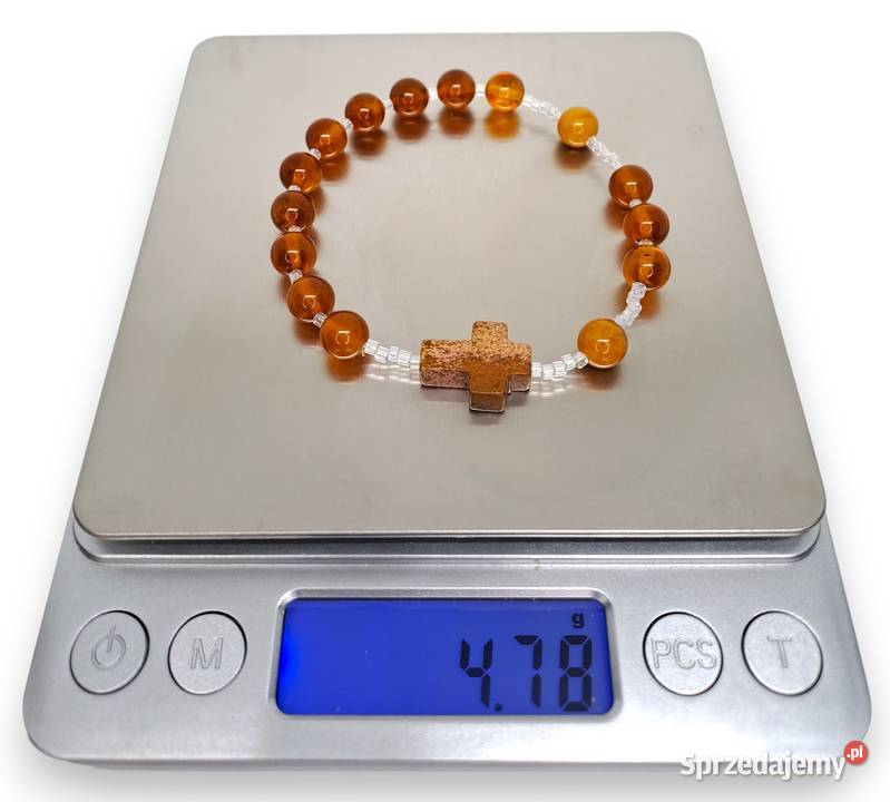 Bransoletka różaniec dziesiątka różańca z