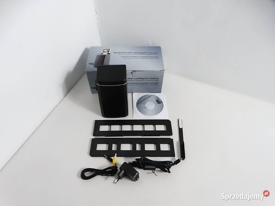 NOWY Skaner Slajdów i Negatywów 5MP z Ekranem Elektronika Biłgoraj