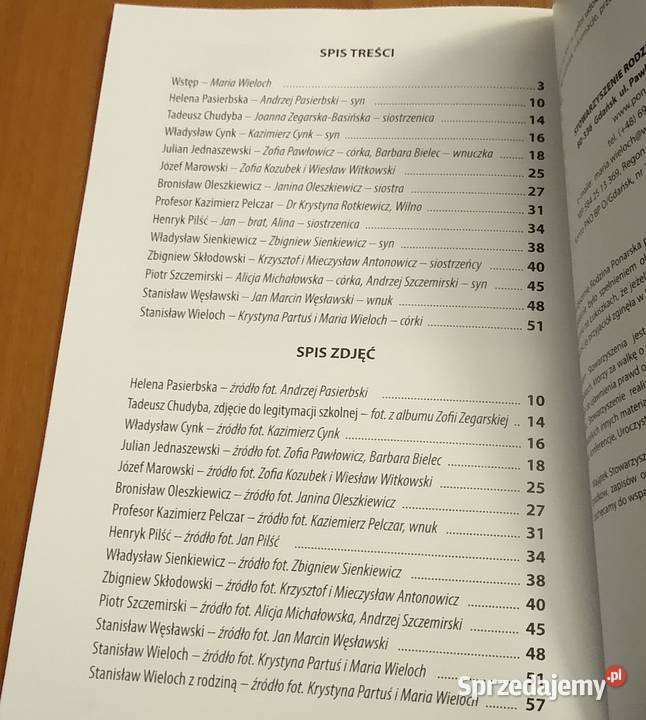 Szkice ponarskich wspomnień biogramy wstęp Maria Gdańsk